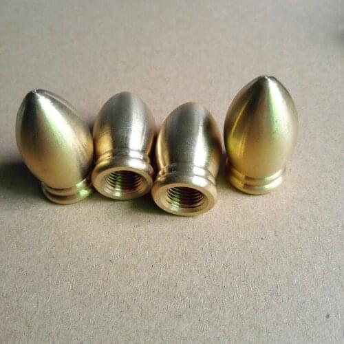4pieces/lot raw brass M10 18x32mm bullet nut/cartridge nut for vintage lamps decoration lighting accessories