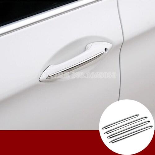 For BMW 5 Series F10 F11 Stainless Car Door Handle Cover Trim 2011-2015 4pcs Car accesories interior Car decoration