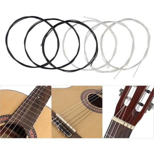 6 Pieces / Set C130 (.028-.043) Classical Guitar Strings Nylon Two-Color Normal Tension Guitar Accessories