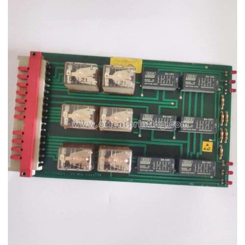 71.186.3371 Heidelberg Circuit Board P. C. B with Relays Hdm 1/06.4 CPC1