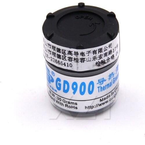 Promotion !!! Thermal Conductive Grease Paste Silicone GD900 Heatsink Compound Net Weight 30 Grams Gray For CPU processor