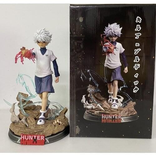 Anime Hunter x Hunter Figure Gon Freecss & Killua Zoldyck Action Figure Gon Freecss Figure Killua Zoldyck Figurine Toys 27cm