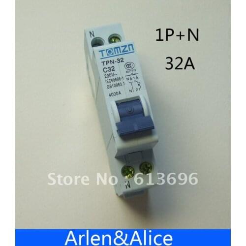 DPN 1P+N 32A Mini Circuit breaker MCB