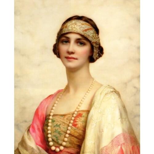 Free shipping classical court figure nobility women portrail oil painting canvas prints on canvas wall art decoration picture