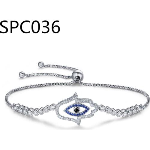 Without box) SPC2 925 Sterling Silver Round ball Bracelet hip hop Thick Chain Retro Bracelets For Women Hand Accessories