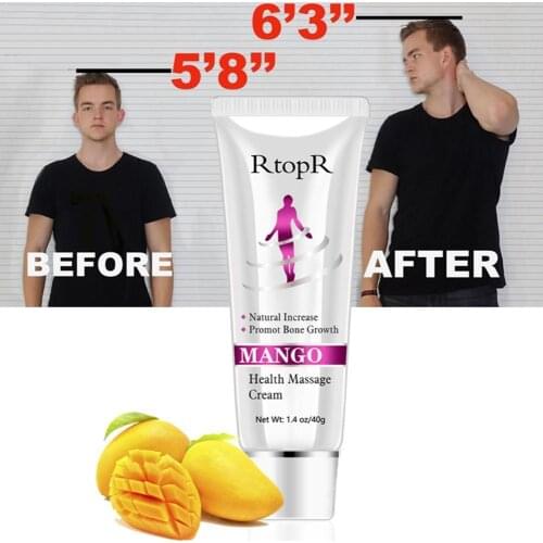 Child Natural Increase Height Oil Promot Bone Growth Larger Massage Cream Foot Grow Health Products Mango Care Body Medicin J3H3