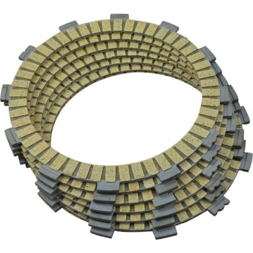 6PC Motorcycle Friction Clutch Disc Plates For Yamaha XV400 XVS400 Drag Star 400 XV500 XV535 XV535S XV535DX Virago 500 535