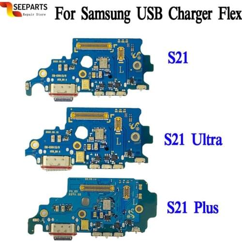 For Samsung Galaxy S21 Plus Charging Port Flex Cable Board S21 Ultra USB Dock Charger Flex Cable For Samsung S21 Charging Port