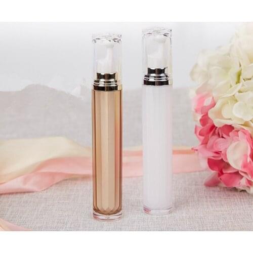 Hot 20ml Champaign Gold Acrylic Roll-On Tube Roll On Bottles for Wrinklear Serum Essential Oils Makeup Eye Cream Gel 10pcs/lot