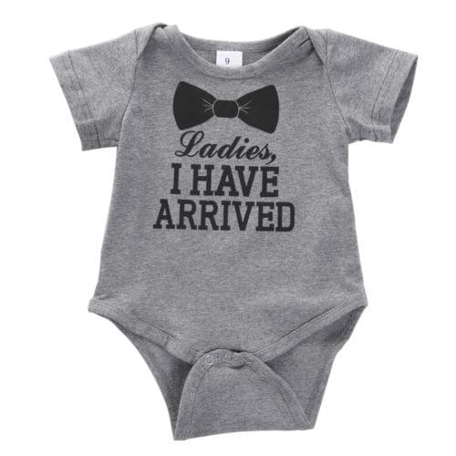 Newborn Baby Boys Girls Ladies I Have Arrived Romper Jumpsuit Outfits Clothes 0-12 Months