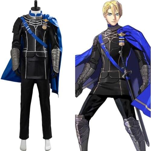 Fire Emblem Dimitri Cosplay Alexandre Bladud Costume Suit Adult Halloween Outfit Custom Made