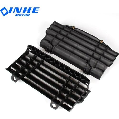 Motorcycle Oil Cooler Shield Heat sink to protect the radiator black plastic XC-W EXC 125-300 17-18 EXC-F 250/350 17-18 Enduro