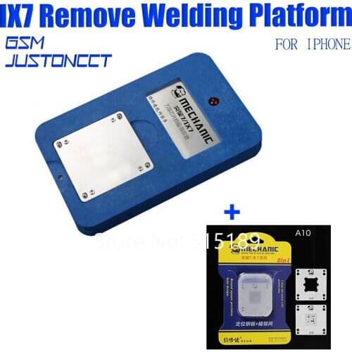 MECHANIC CPU NAND Chip planting heating platform for IPHONE +A10 Positioning Plate Stencil