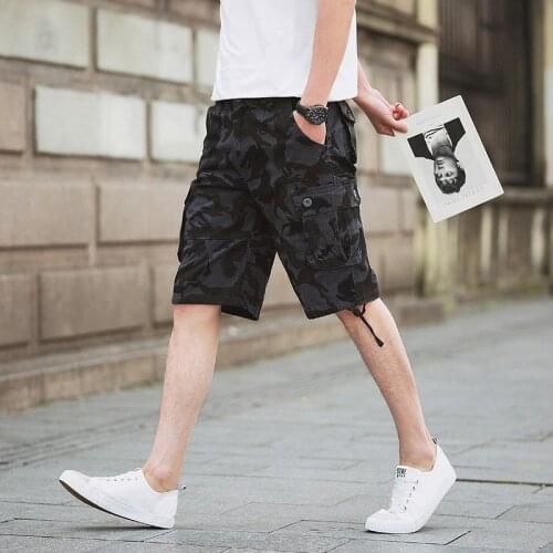 2019 Summer Military Camouflage Shorts Men Casual Big Size Man Short Cotton Camo Cargo Shorts Men Bermuda Camuflada