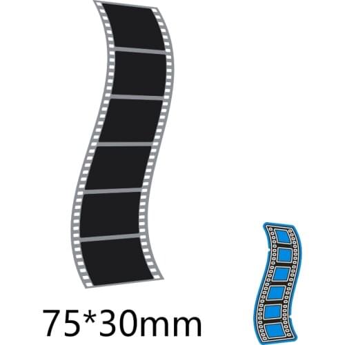 New Metal Cutting Dies Camera Negative New Stencils For DIY Scrapbooking Paper Cards Craft Making Craft Decoration7.5*3 mm