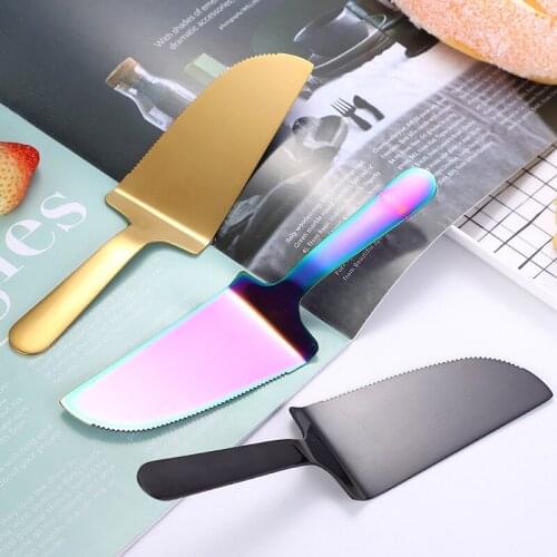 Pizza Cutter Baking Accessories Cake Spatula Pizza Cutters 18*5cm Stainless Steel Cake Blade Spatula Multifunction Baking Tools