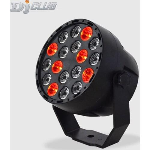 Led Par 18X3W Rgbw Mini Mix Colour Wash Wall Dmx Controller Led Flat Stage