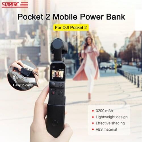 For Dji Osmo Pocket 2 Portable Charger Sports Camera Charging Handle Mobile Power Bank For Dji Osmo Pocket 2 Charger Accessories