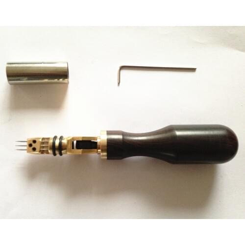 Piano piano tuning tool accessories needle Three stitches ebony handle Angle adjustable adjustable needle