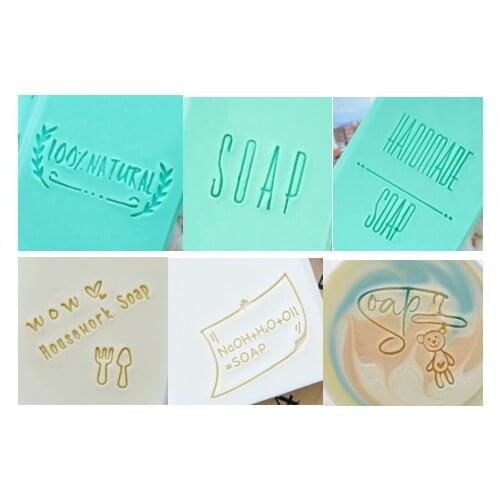 Handmade soap stamp Chapter seal mold mini diy natural patterns 3 -5cm