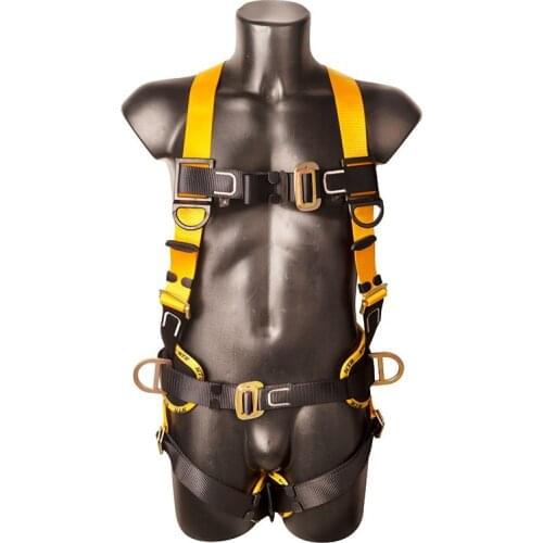 Universal Full Body Fall Protection Safety Harness with Dorsal D-Ring Quick Release Buckle Roofer Construction Scaffolding Climb