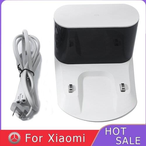 Base de carregamento para robô xiaomi roborock, cabo de linha de alimentação para robô aspirador de pó, s50 s51 s55 t4 s65 t65