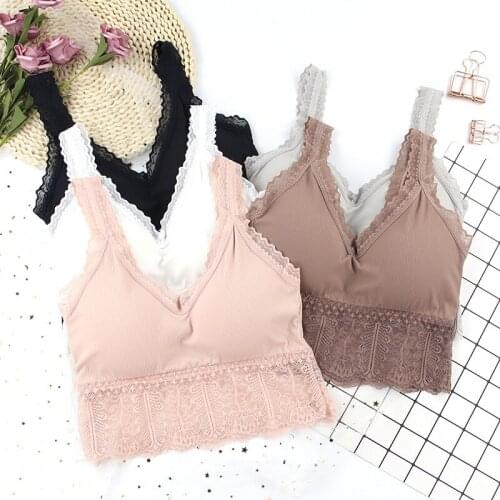 Women Lace Lingerie Bra Underwear Bralette Tops Female Padded Seamless Push Up Comfortable Soft Lingerie Girls Brassiere