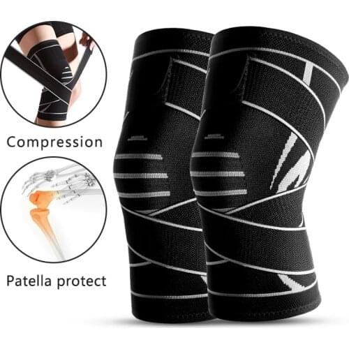 Kyncilor 1PC Non-Slip Knee Brace Compression Knee Sleeve Sports Knee Pad Running Basketball Fitness Cycling Tennis Knee Support