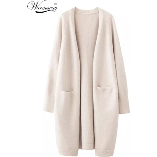 2021 Lazy V-neck Oversize Long Sweater Cardigans Jacket Coat New Women Sweater Korea Cardigan Jacket Coat Outwear TOP C-124