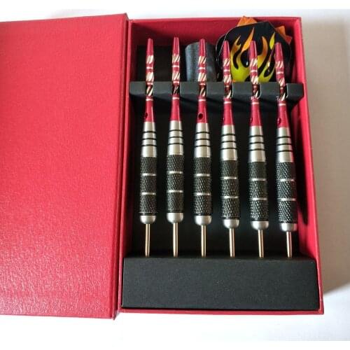 6 exquisite gift boxes Professional Aluminum alloy rod Steel Tip All metal Darts Flights Darts Set customizable Dartboard