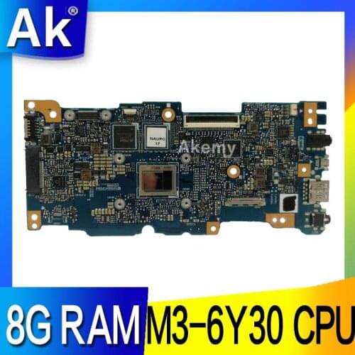 AK ZenBook UX305CA Laptop motherboard for ASUS UX305CA UX305C UX305 U305C Test original mainboard 8G RAM M3-6Y30 CPU