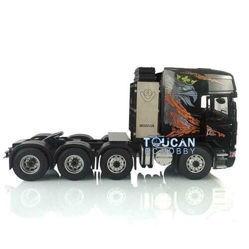 1/14 LESU RC Sca 8*8 Metal Chassis Tractor Truck Gripen Hercul Cabin Radio THZH0935-SMT2
