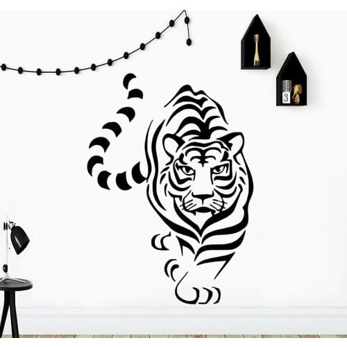 Exquisite tiger Wall Sticker Home Decoration Accessories For Baby Kids Rooms Decor Diy Pvc Home Decoration Accessories
