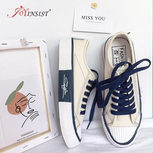 2020 New Women Canvas Sneakers Shoes Vulcanized Walking Autumn Comfortable Lace Up Students Summer Ladies Fashion Casual Female
