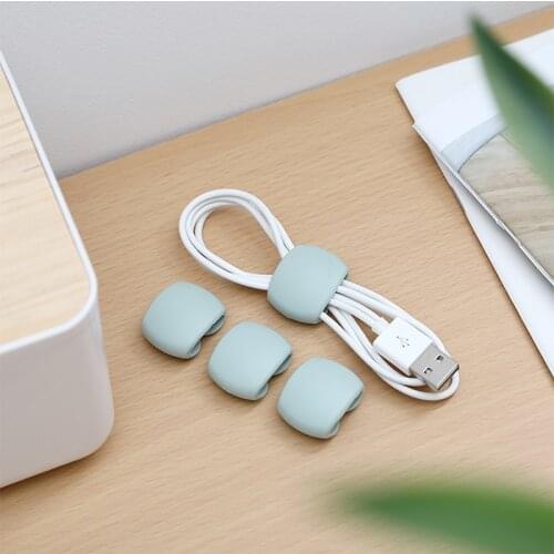 Charging BUBM Reusable Fastening Cable Clip,Cable Management Cable Organizer,USB Charging Cable Perfect for Fastening Wires