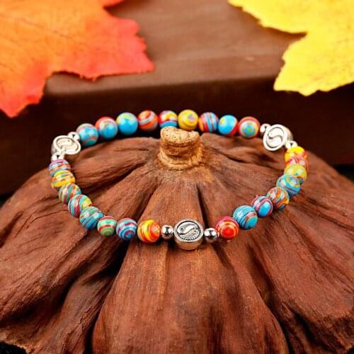 Vintage Tai Chi Yoga Balance Bracelet Men Bileklik Classic Meditation Natural Stone Beads Bracelet For Women Braclet Jewelry