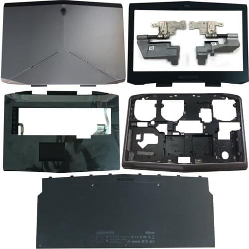 NEW Laptop For Dell Alienware M18X R3 Series LCD Back Cover/Front Bezel/Hinges/Palmrest/Bottom Case/Bottom Door HDD Cover