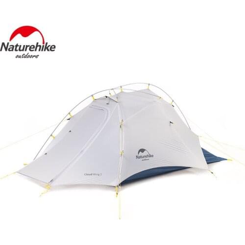 Naturehike CloudUp - Wing UltraLight 15D 1.5KG 2 Person tent for Outdoor Camping Hiking With Free Mat