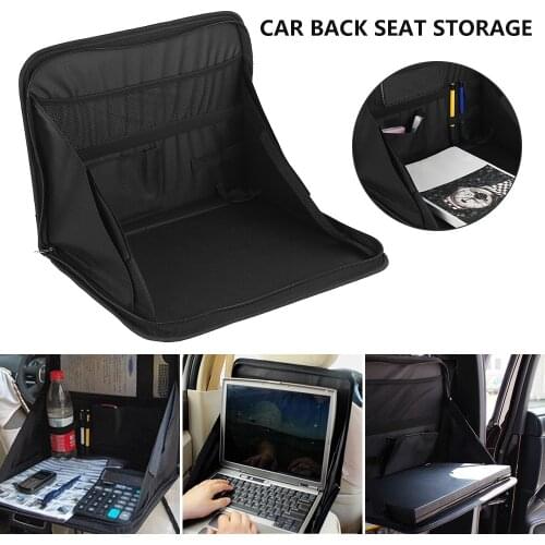 Car Back Seat Storage Tray Bag Laptop Holder Multi-Pocket Car Back Seat Storage Compartment Holder Car Seat Organizer
