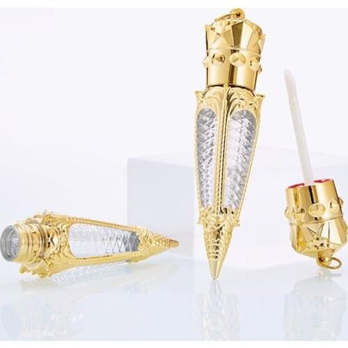 Hot Sales 5 ML Lipgloss Wand Tubes Gold Silver Rose Gold Cosmetic Liquid Lipstick Packaging Empty Lip Gloss Tubes 30/50pcs