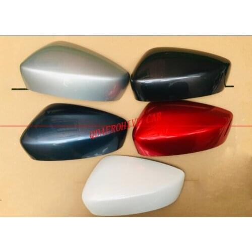 QDAEROHIVE Side Mirror Covers Caps chrome door mirror cover high quality ABS car styling for Mazda 3 Axela 2017-2019