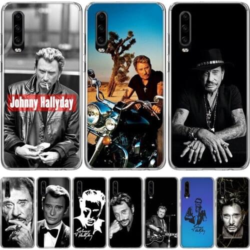 Johnny Hallyday Music Silicon Phone Case For Huawei P30 P20 P40 P10 Mate 30 20 10 Pro Lite P Smart Z Plus + Pattern Cover Coque