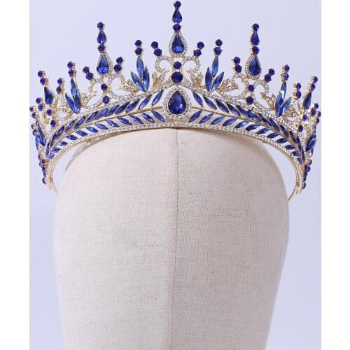 Bridal Crown Headwear Luxury Alloy Rhinestones Inlaid Headband for Female Wedding Birthday Hair Accessories BH BH