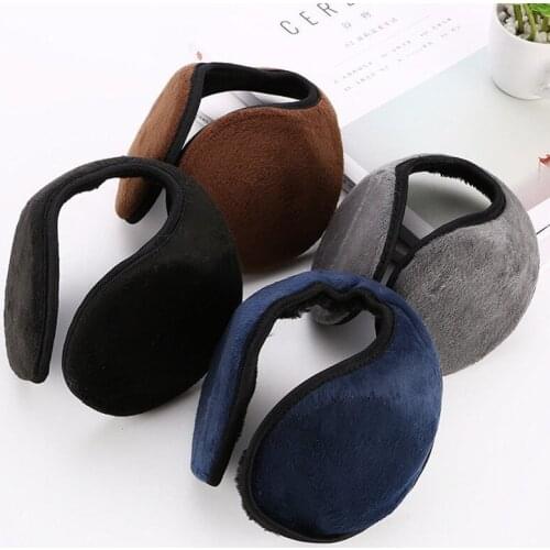 Outdoor Winter Flannel Ear Warmers Sports Ear Protection Unisex Skiing Workout Running Warm Cycling Earmuffs Windproof Ear Warm