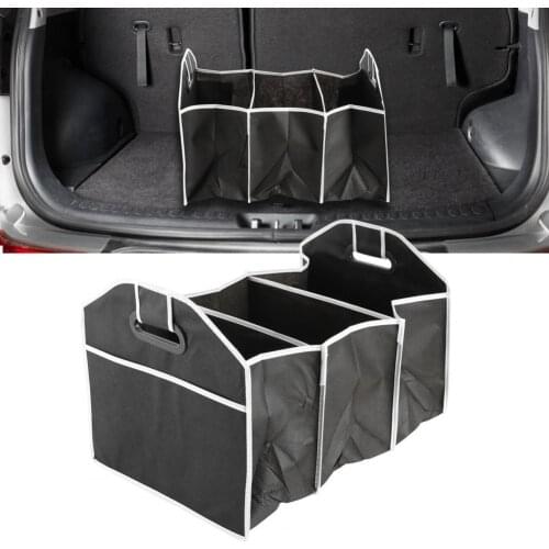 Storage Box Multi-Pocket Folding Non-woven Fabric Large Capacity Trunk Storage Organizer for Car Stowing Tidying Accessories