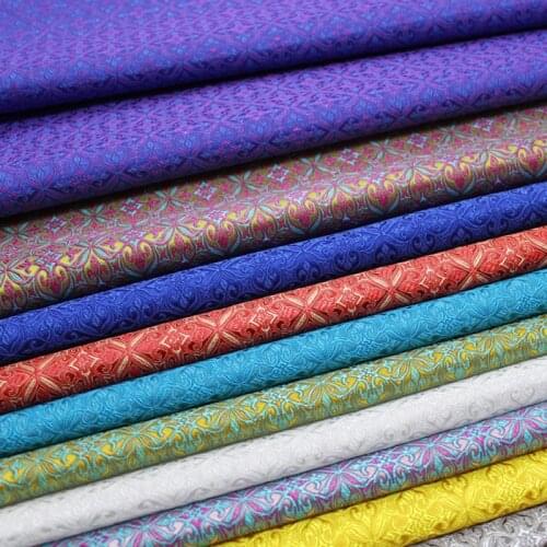 75x50cm Damask Jacquard Brocade Fabric For Apparel Costume Upholstery Furnishing Curtain Clothing Material Patchwork