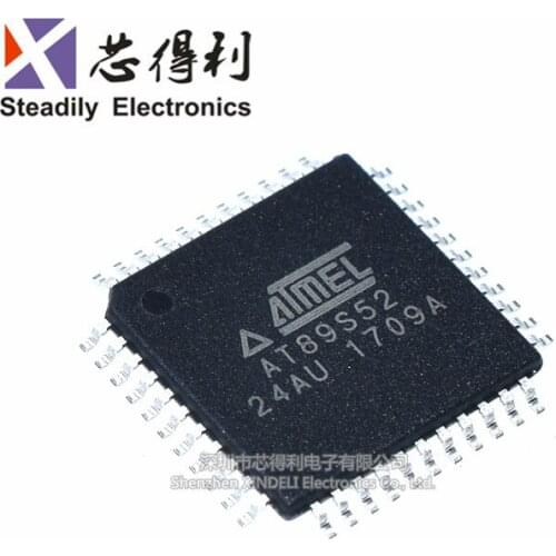 1pcs/lot Original Patch AT89S52-24AU 8-Bit Flash Microcontroller 8051 Tqfp44