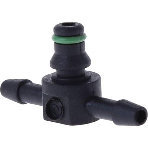 X7AE 10 Pcs T Type Connector Pipe Hose Joiner Tube Fuel For Bosch 110 Series Injector