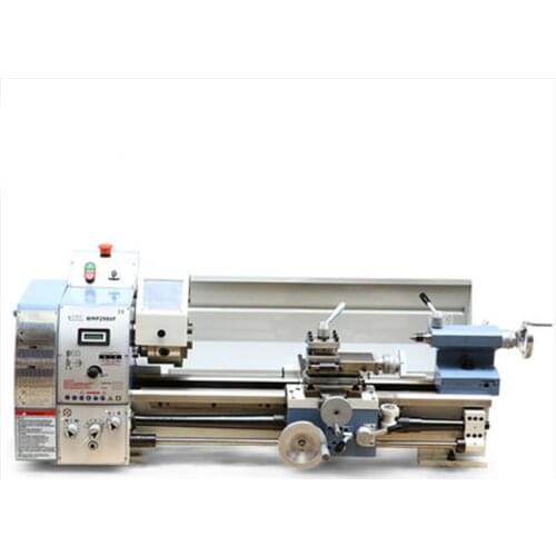 1100W Miniature Lathe Small Household Multifunctional Metal Lathe Stainless Steel Woodworking Machine Tool Woodworking Lathe