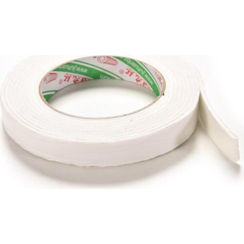 5Rolls of Double Sided Super Strong White Foam Sticky Tape Roll Adhesive Office School Supplies Practical 1.8*300cm
